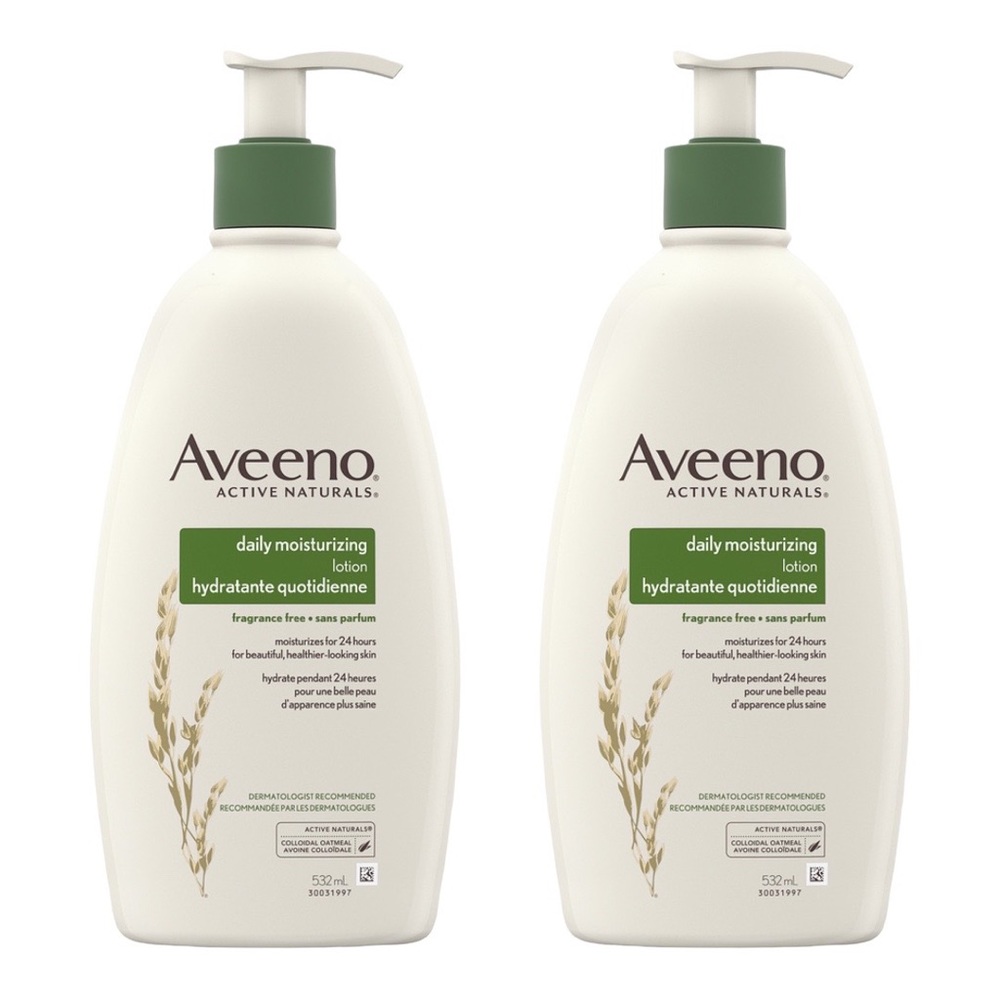 AVEENO DAILY MOISTURIZING LOTION 532ML X2 - BRAND NEW